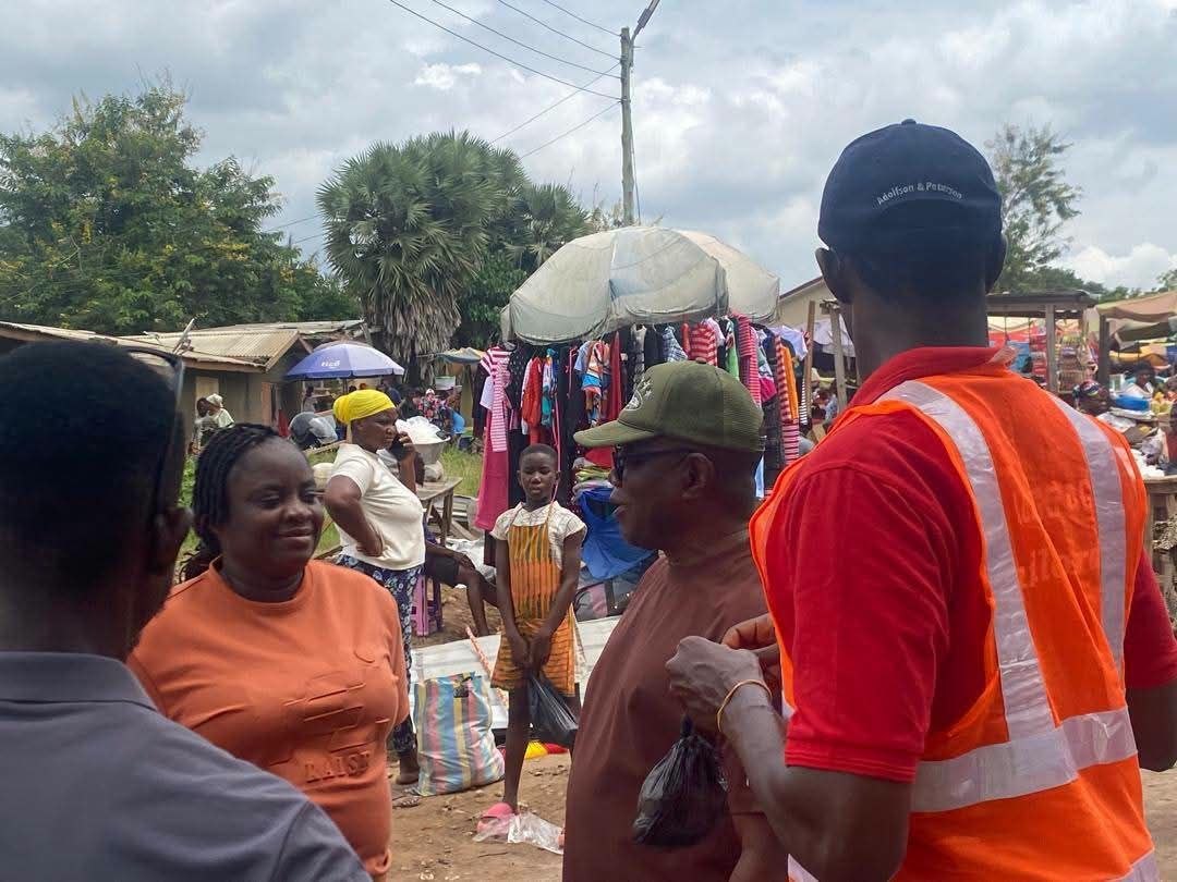 Market scene in North Tongu