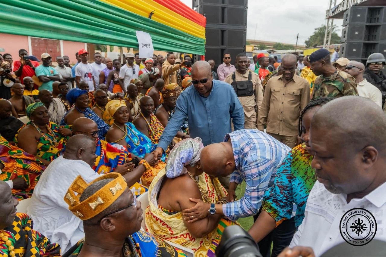 Chiefs at a durbar in North Tongu
